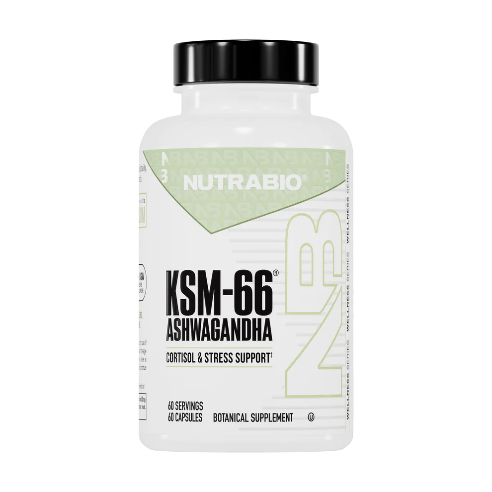 26875 NutraBio Ashwaghanda 60Caps Front 1