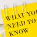 What You Need To Know